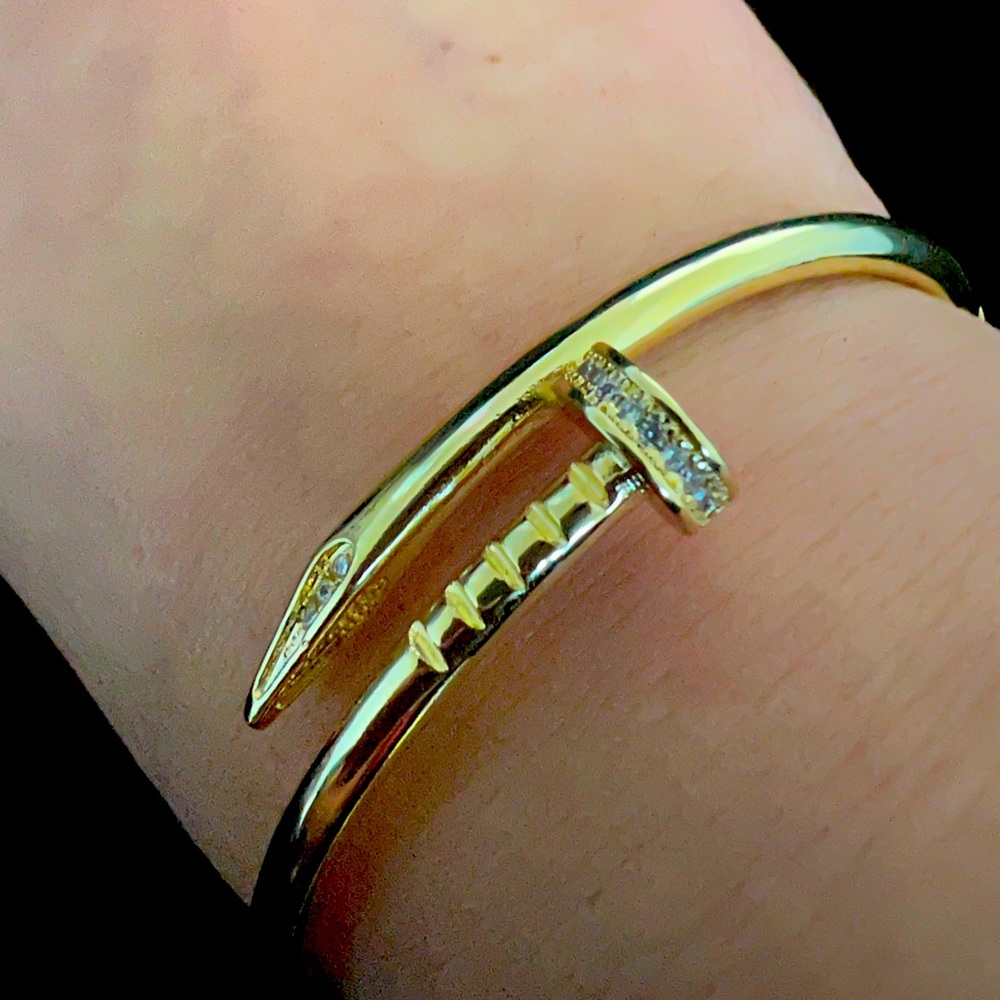 Bracelet designer inspired love nail bracelet